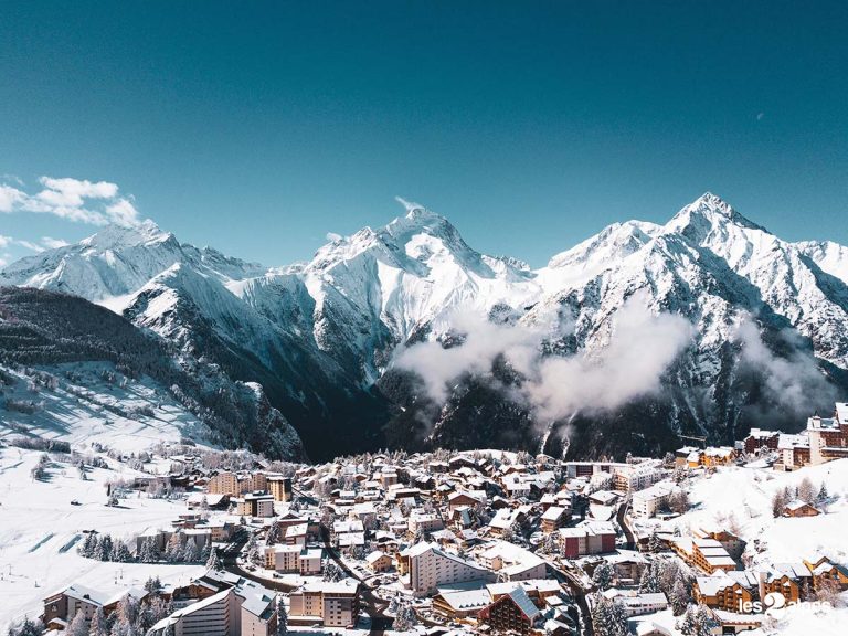 Скијање во пролет Les2Alpes март